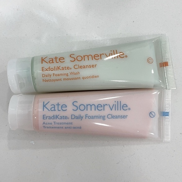 Kate Somerville Other - Kate Somerville ExfoliKate Cleanser & EradiKate Daily Foaming Cleanser Minis